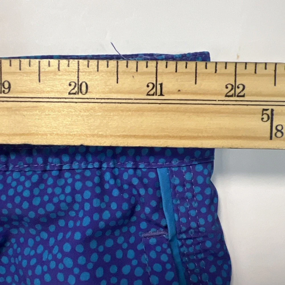 Vineyard Vines Swim Trunks Mens‎ XL Blue Green Pink Colorblock 7 Inseam Liner
